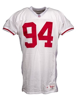 1995 Dana Stubblefield Game Used 49ers Jersey (49ers LOA)